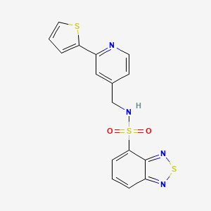 N-((2-(thiophen-2-yl)pyridin-4-yl)methyl)benzo[c][1,2,5]thiadiazole-4-sulfonamide