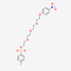 molecular formula C21H27NO9S B2363713 2-(2-(2-(2-(4-Nitrophenoxy)ethoxy)ethoxy)ethoxy)ethyl 4-methylbenzenesulfonate CAS No. 168784-48-3