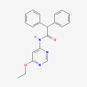 N-(6-ethoxypyrimidin-4-yl)-2,2-diphenylacetamide