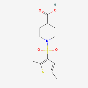 1-[(2,5-Dimethylthien-3-yl)sulfonyl]piperidine-4-carboxylic acid
