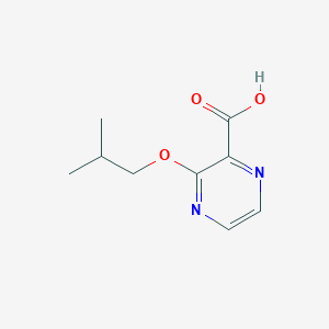 molecular formula C9H12N2O3 B2363831 3-Isobutoxypyrazine-2-carboxylic acid CAS No. 1341898-11-0