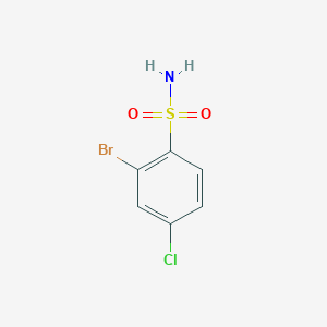 molecular formula C6H5BrClNO2S B2363835 2-Bromo-4-chlorobenzenesulfonamide CAS No. 1261608-80-3