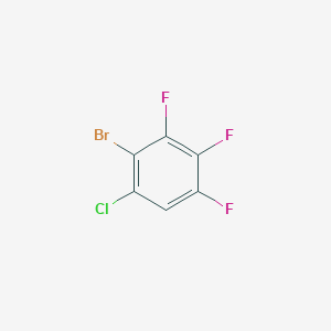 molecular formula C6HBrClF3 B2363915 2-溴-1-氯-3,4,5-三氟苯 CAS No. 1000577-28-5