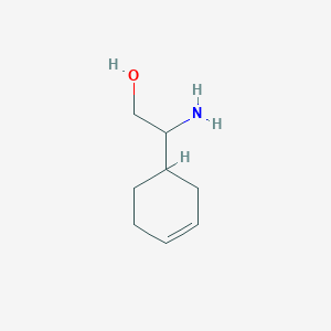 molecular formula C8H15NO B2363929 2-Amino-2-cyclohex-3-en-1-ylethanol CAS No. 1183189-02-7