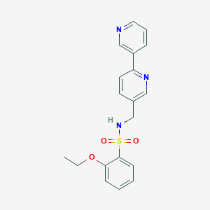 molecular formula C19H19N3O3S B2363958 N-([2,3'-bipyridin]-5-ylmethyl)-2-ethoxybenzenesulfonamide CAS No. 2034436-35-4