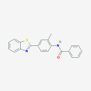 N-[4-(1,3-benzothiazol-2-yl)-2-methylphenyl]benzamide