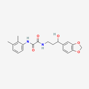 molecular formula C20H22N2O5 B2363961 N1-(3-(benzo[d][1,3]dioxol-5-yl)-3-hydroxypropyl)-N2-(2,3-dimethylphenyl)oxalamide CAS No. 1448033-81-5