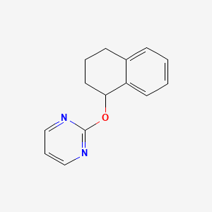 2-(1,2,3,4-Tetrahydronaphthalen-1-yloxy)pyrimidine