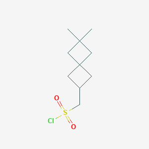 B2363988 (2,2-Dimethylspiro[3.3]heptan-6-yl)methanesulfonyl chloride CAS No. 2167263-36-5