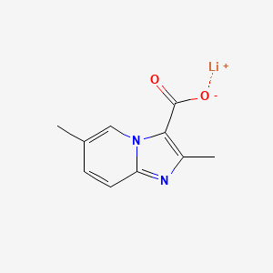 molecular formula C10H9LiN2O2 B2363993 Lithium;2,6-dimethylimidazo[1,2-a]pyridine-3-carboxylate CAS No. 2416231-34-8