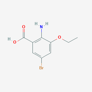 B2364031 2-Amino-5-bromo-3-ethoxybenzoic acid CAS No. 1507484-63-0