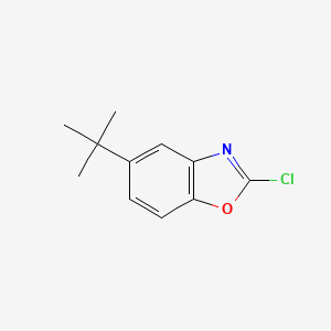 molecular formula C11H12ClNO B2364116 5-Tert-butyl-2-chloro-1,3-benzoxazole CAS No. 1027076-19-2