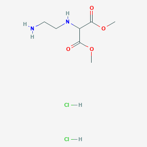 Dimethyl 2-(2-aminoethylamino)propanedioate;dihydrochloride