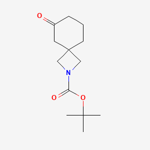 molecular formula C13H21NO3 B2364163 tert-Butyl 6-oxo-2-azaspiro[3.5]nonane-2-carboxylate CAS No. 2306275-77-2