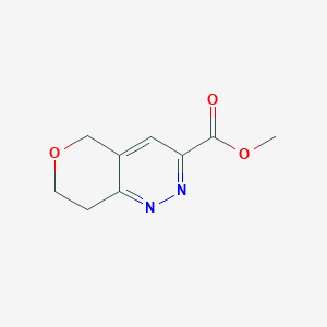molecular formula C9H10N2O3 B2364210 7,8-二氢-5H-吡喃并[4,3-c]哒嗪-3-甲酸甲酯 CAS No. 2377035-70-4