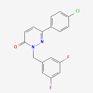 6-(4-chlorophenyl)-2-(3,5-difluorobenzyl)pyridazin-3(2H)-one