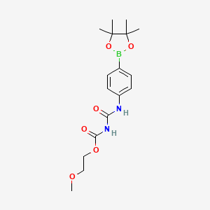 4-(3-((2-Methoxyethoxy)carbonyl)ureido)phenylboronic acid pinacol ester