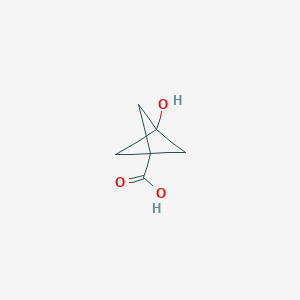 molecular formula C6H8O3 B2364236 3-羟基双环[1.1.1]戊烷-1-羧酸 CAS No. 83249-08-5