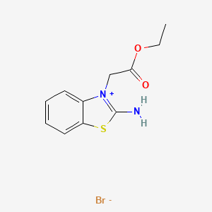 2-Amino-3-(2-ethoxy-2-oxoethyl)benzo[d]thiazol-3-ium bromide