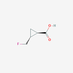 (1R,2R)-2-(fluoromethyl)cyclopropane-1-carboxylic acid