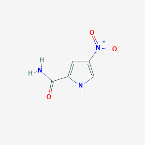 molecular formula C6H7N3O3 B2364257 1-甲基-4-硝基-1H-吡咯-2-甲酰胺 CAS No. 13138-77-7