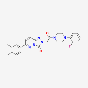 6-(3,4-dimethylphenyl)-2-(2-(4-(2-fluorophenyl)piperazin-1-yl)-2-oxoethyl)-[1,2,4]triazolo[4,3-b]pyridazin-3(2H)-one