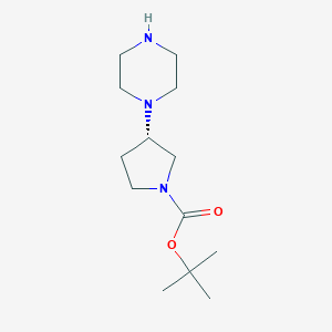 (S)-Tert-butyl 3-(piperazin-1-YL)pyrrolidine-1-carboxylate