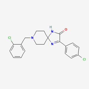 8-(2-Chlorobenzyl)-3-(4-chlorophenyl)-1,4,8-triazaspiro[4.5]dec-3-en-2-one