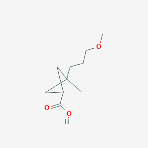 3-(3-Methoxypropyl)bicyclo[1.1.1]pentane-1-carboxylic acid