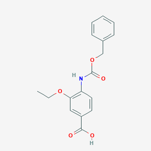 3-Ethoxy-4-(phenylmethoxycarbonylamino)benzoic acid