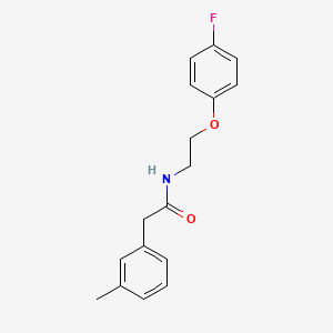 N-(2-(4-fluorophenoxy)ethyl)-2-(m-tolyl)acetamide