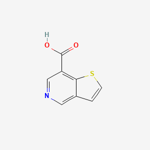 molecular formula C8H5NO2S B2364307 Thieno[3,2-c]pyridine-7-carboxylic acid CAS No. 1367975-87-8