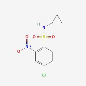 ((4-Chloro-2-nitrophenyl)sulfonyl)cyclopropylamine
