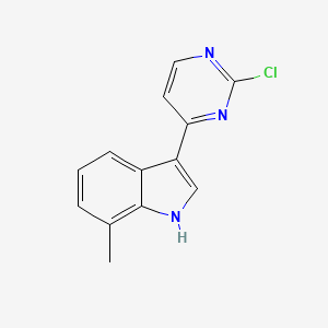 3-(2-chloropyrimidin-4-yl)-7-methyl-1H-indole