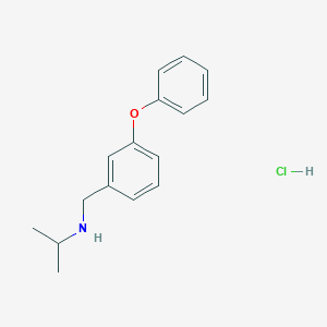 [(3-Phenoxyphenyl)methyl](propan-2-yl)amine hydrochloride