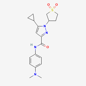N-[4-(dimethylamino)phenyl][1-(1,1-dioxothiolan-3-yl)-5-cyclopropylpyrazol-3-y l]carboxamide