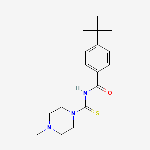 4-tert-butyl-N-(4-methylpiperazine-1-carbothioyl)benzamide
