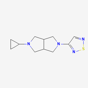 3-(5-cyclopropylhexahydropyrrolo[3,4-c]pyrrol-2(1H)-yl)-1,2,5-thiadiazole