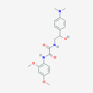 molecular formula C20H25N3O5 B2364399 N1-(2,4-Dimethoxyphenyl)-N2-(2-(4-(Dimethylamino)phenyl)-2-hydroxyethyl)oxalamid CAS No. 1421496-43-6