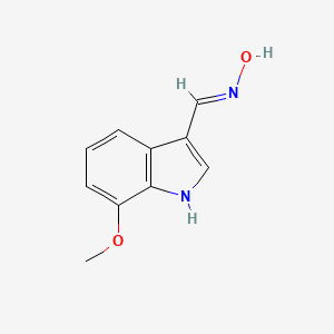 1h-Indole-3-carbaldehyde,7-methoxy-,oxime