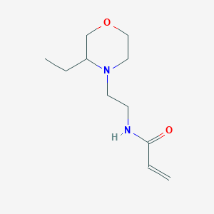 N-[2-(3-Ethylmorpholin-4-yl)ethyl]prop-2-enamide