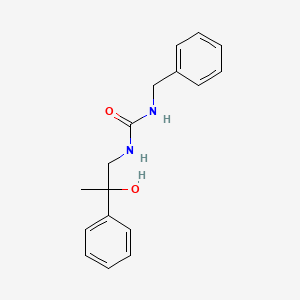 molecular formula C17H20N2O2 B2364410 1-Benzyl-3-(2-hydroxy-2-phenylpropyl)urea CAS No. 1351586-64-5