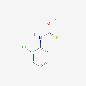 molecular formula C8H8ClNOS B2364481 O-甲基 N-(2-氯苯基)氨基甲硫酸酯 CAS No. 20399-40-0