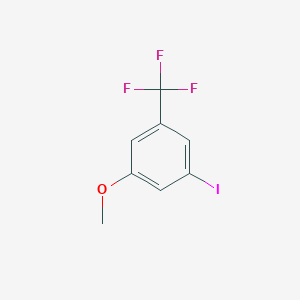 molecular formula C8H6F3IO B2364529 1-Iodo-3-methoxy-5-(trifluoromethyl)benzene CAS No. 868167-60-6