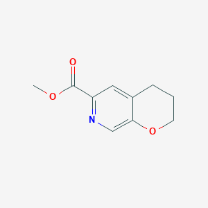 methyl 3,4-dihydro-2H-pyrano[2,3-c]pyridine-6-carboxylate