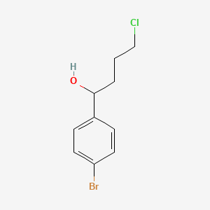 molecular formula C10H12BrClO B2364563 1-(4-溴苯基)-4-氯丁醇 CAS No. 1216234-83-1