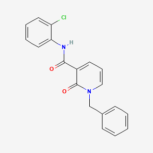 1-benzyl-N-(2-chlorophenyl)-2-oxo-1,2-dihydropyridine-3-carboxamide