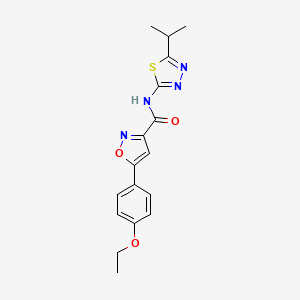 5-(4-ethoxyphenyl)-N-(5-isopropyl-1,3,4-thiadiazol-2-yl)isoxazole-3-carboxamide