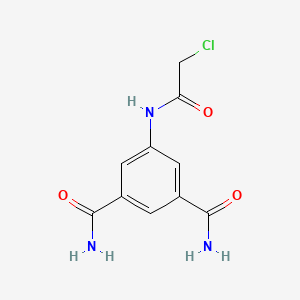 molecular formula C10H10ClN3O3 B2364592 5-(2-Chloro-acetylamino)-isophthalamide CAS No. 793727-48-7