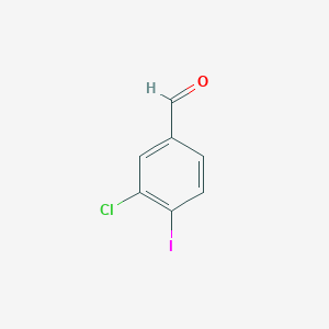 molecular formula C7H4ClIO B2364597 3-氯-4-碘苯甲醛 CAS No. 148334-14-9